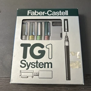  Faber-Castell TG1-S 454 124-S1564 Technical Drawing Pens Pen Set READ! - Picture 1 of 3