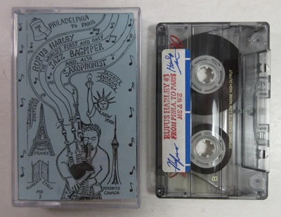 SIGNED Cassette Tape "Philadelphia to Paris" Rufus Harley 1989 Self-Released - Image 1 of 4