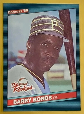 1986 Donruss The Rookies BARRY BONDS ROOKIE #11 - Image 1 of 2