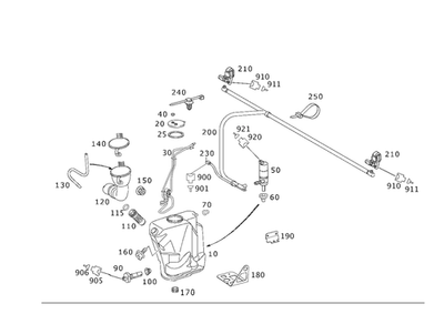 Sensor de nivel de líquido para lavadora original Mercedes-Benz 220-540-00-45 Foto 1 de 2