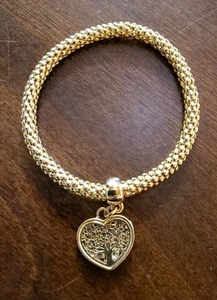 Pulsera Tree If Life elástica, color dorado - Imagen 1 de 2
