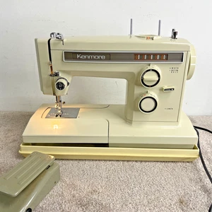 Máquina de coser de colección Sears Kenmore 158 ZigZag 158.15251 con estuche y pedal - Imagen 1 de 13