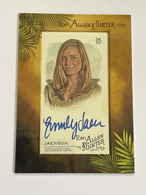 2019 Topps Allen & Ginter Reno Aces Emily Jaenson Framed Mini Auto #MA-EJA - Image 1 of 2