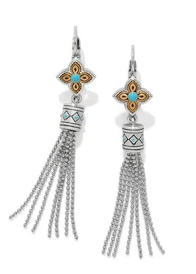 Brighton Mosaic Cerrillos Tassel Leverback Earrings NWT - Image 1 of 2