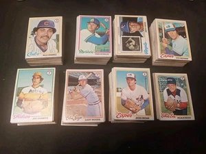 1978 TOPPS BASEBALL STARTER SET 543 OF 726 MOSTLY VG/EX TO EX/NM - Picture 1 of 4
