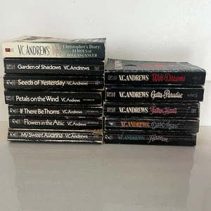 Lot 12 V.C Andrews Complete Flowers In The Attic & Heaven Series +Sweet Audrina - Bild 1 von 19