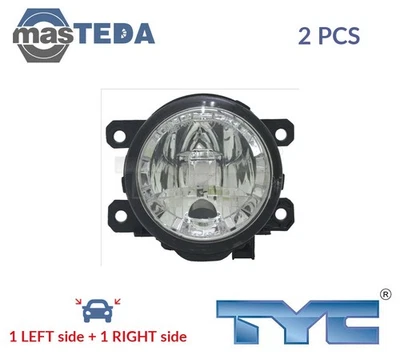 19-12317-01-9 FOG LIGHT LAMP PAIR TYC 2PCS FOR SUBARU XV,FORESTER,OUTBACK,LEVORG — 第 1/4 张图片