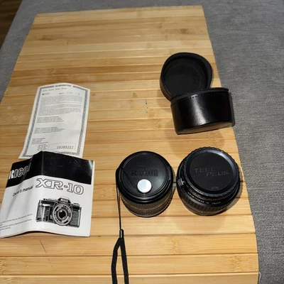 Vintage RICOH RIKENON P ZOOM 35-70mm MACRO Lens With Teleplus Macro Mc7 Adapter - Image 1 of 4