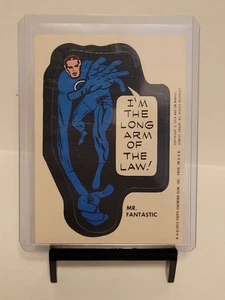 1975 TOPPS MARVEL SUPER HEROES STICKER CARDS MR. FANTASTIC - Picture 1 of 2