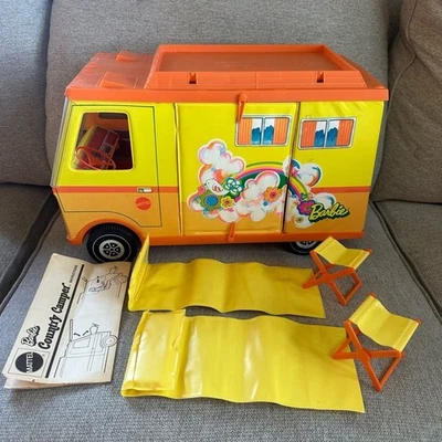Mattel Barbie 1970 Vintage Vibrante Country Camper Juego Juguetes Coleccionables Foto 1 de 4