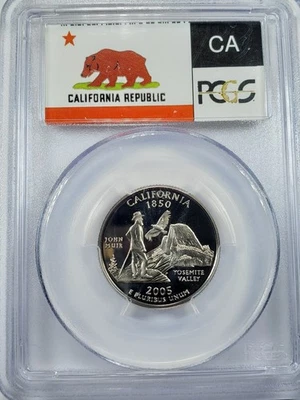2005 S 25C  California Quarter PCGS PR70DCAM - Image 1 of 4