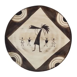 4 Kokopelli Koko Guy Flute Figure Fertility Art Plates 11" - Picture 1 of 9