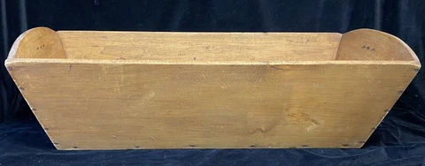 Large Vintage French Country Wooden Dough Trough Kitchen Garden Florist Display Cover