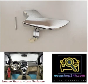 Front Inner Door Handle Left For Ford Ka 2008 2015 Chrome Interior LH - Bild 1 von 4