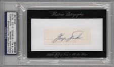 2010 Historic Cut /22 Fergie Jenkins PSA/DNA Certified Encased Auto HOF