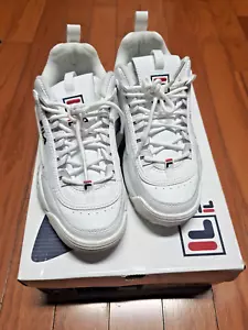 FILA Disruptor II Premium Women's Sneakers - White Women US size 7.5 - Picture 1 of 5