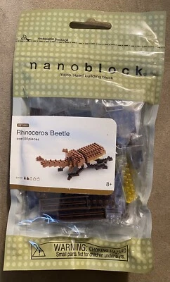 Nanoblock Rhinoceros Beetle 100 Pcs Building Kit S.58178 - Image 1 of 2