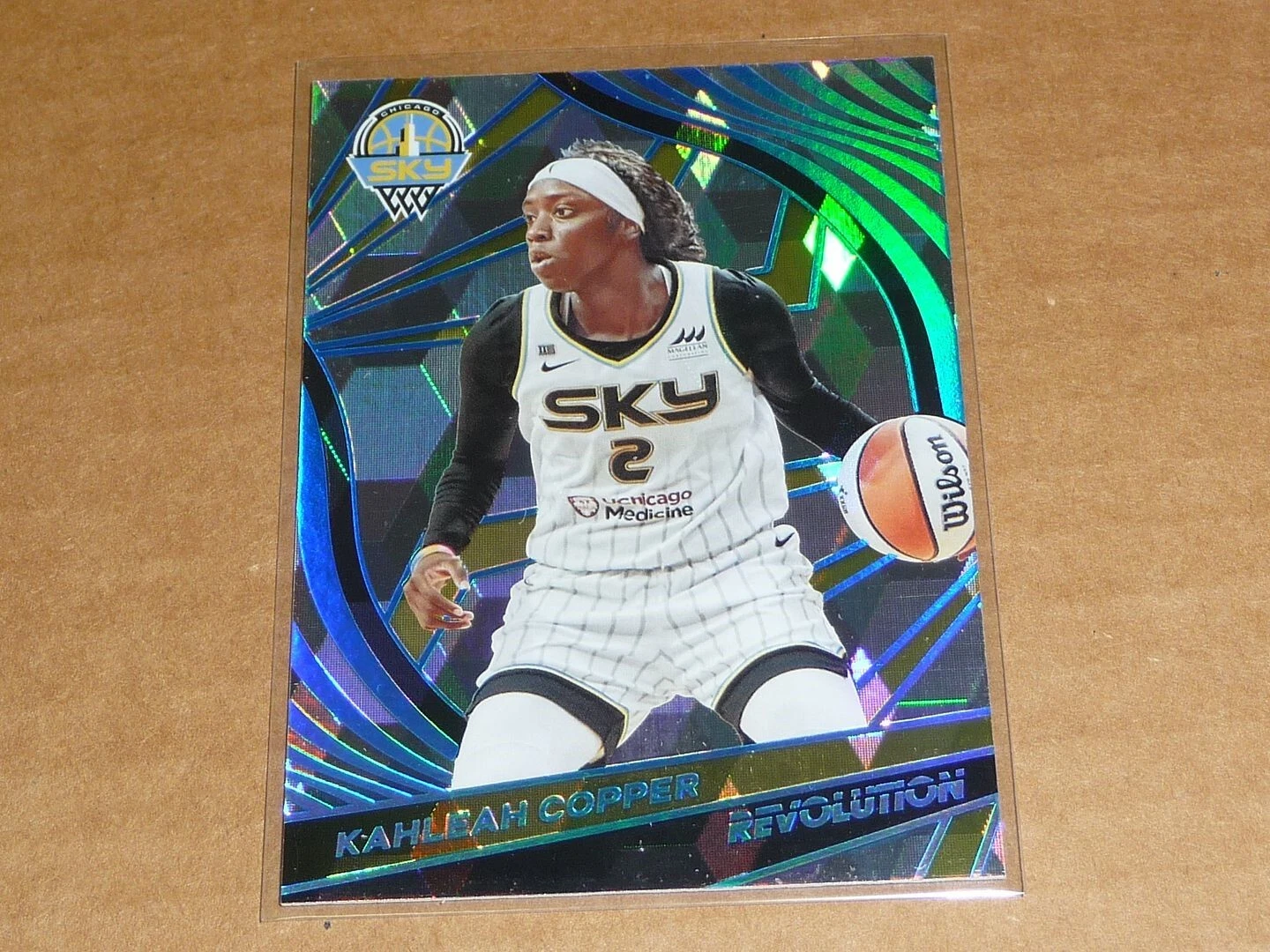 2022 Panini Revolution WNBA CUBIC PARALLEL /50 KAHLEAH COPPER SKY #75