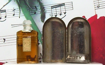 Perfume Splash Emeraude De Coty 0,25 OZ En estuche metálico. Vintage Foto 1 de 3