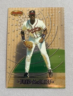 1997 Bowmans Best Baseball Fred McGriff #94 HOF Atlanta Braves - Image 1 of 2