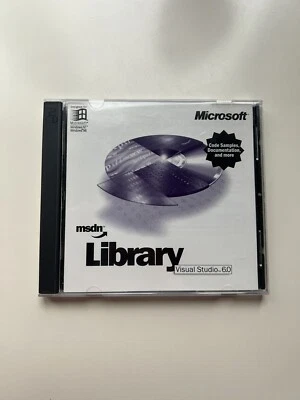 Microsoft Library Visual Studio 6.0 MSDN 2-CD Set PC Software - Image 1 of 4