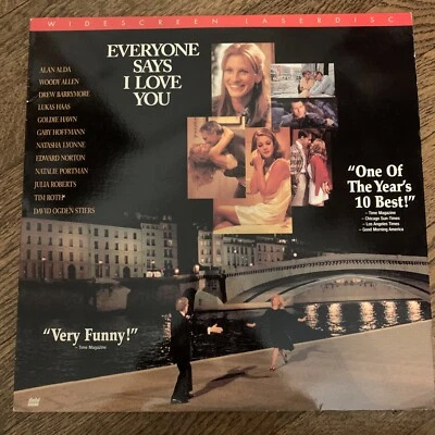Everyone Says I Love You Laserdisc Vintage Julia Roberts Widescreen Laser Disc - Image 1 of 2