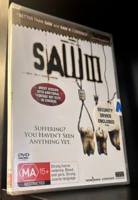 SAW III (DVD, 2006) UNCUT VERSION. R4. SEALED & UNOPENED. - image 1 of 2