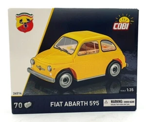 Cobi Bricks 1/35 Scale 24514 - Fiat Abarth 595 - Yellow - Picture 1 of 5