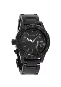 Nixon Lefty 42-20 Tide All Black/ Black Crystal Hard Rock Men's Watch A035-1150 - Picture 1 of 4