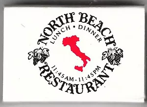 CAJA DE CERILLAS CAJA DE CERILLAS RESTAURANTE NORTH BEACH TOSCANO SAN FRANCISCO ITALIANO STOCKTON - Imagen 1 de 2