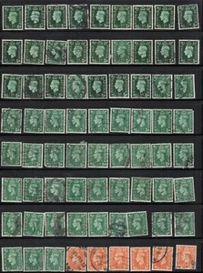 Great Britian 1936-50 Scott's #235 - 263, (398 Stamps) George 6, Cat$100+ 6 Page - Picture 1 of 6