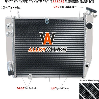 2 Row Full Aluminum Motor Radiator For 2000-2001 Yamaha YZF R1 1000 YZF- R1 US - Image 1 of 4