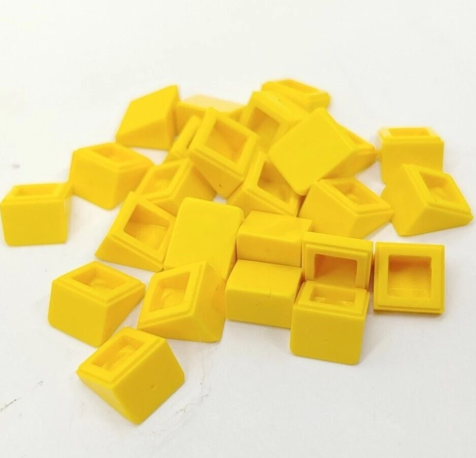 乐高 25 件装 - 1x1x2/3 30 度斜坡 54200 奶酪斜坡选择您的颜色 — 第 1/1 张图片