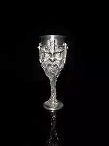 copa gimli de peltre real selangor señor de los anillos - Imagen 1 de 11
