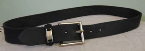 Coach black leather belt 1.5" wide, size 36 - Picture 1 of 8