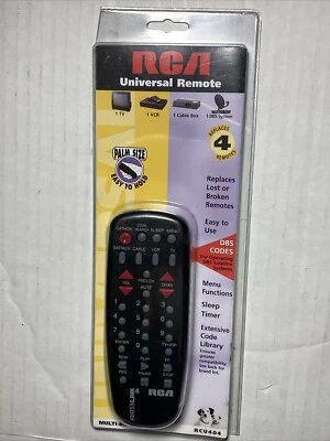 RCA Universal Remote Control 4 Device Control RCU404 NIP - Image 1 of 4