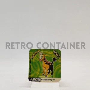 NINTENDO POKEMON STAKS PANINI 2002 Card Magnet Series 1 - # 203 Girafarig - Picture 1 of 1