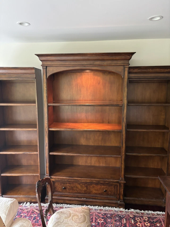 3 Piece Bookshelf Set With Drawer - Image 1 of 4