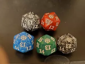 MTG Spindown War of the Spark 5er Set - Life Counter D20 Würfel 20-seitig - Bild 1 von 1