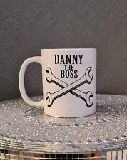 Personalised Boss, Named Mug Mechanic Ideal Secret Santa Gift