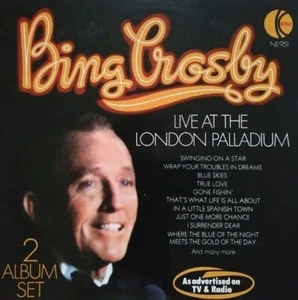 BING CROSBY Live At The London Palladium Vinyl Record Album LP K-Tel 1976 & Jazz - Picture 1 of 8