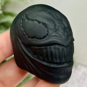 Black Obsidian Venom 2 Inch Crystal Carving 112g - Bild 1 von 11