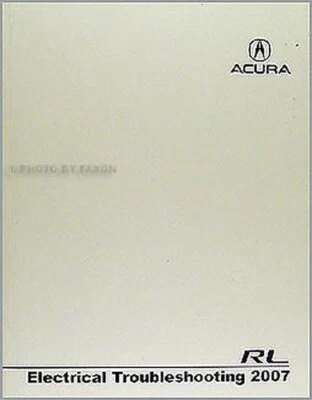 Manuale Elettrico 2007 Acura RL Con Diagrammi Elettrici - Immagine 1 di 2