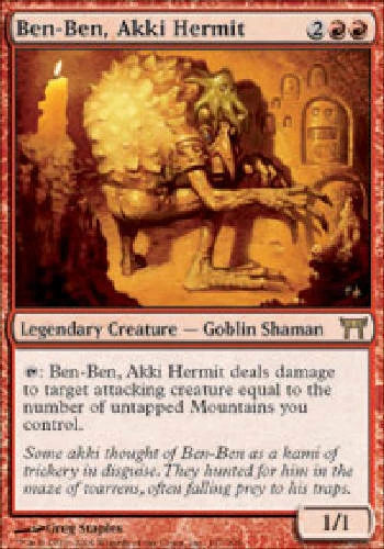 BEN-BEN, AKKI HERMIT Champions of Kamigawa MTG Magic the Gathering Cards DJMagic - Image 1 of 1