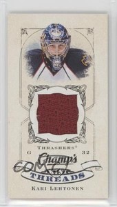 2008-09 Upper Deck Champ's Mini Threads Kari Lehtonen #CT-KL