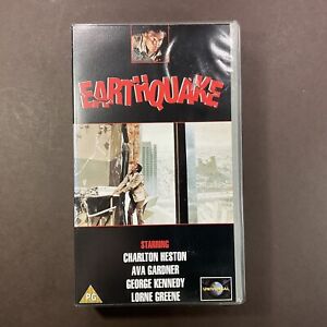 Earthquake, Charlton Heston - George Kennedy, VHS Video Tape, Cert PG Movie