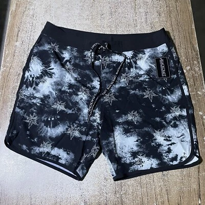 Pantalones cortos de tabla Black Craft Cult para hombre talla 40 nuevos con etiquetas #56719 Foto 1 de 4