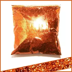 9oz (266ml) Bright Orange Metal Flake .015" Professional Medium Paint Additive - Picture 1 of 6