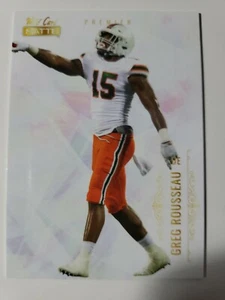 2021 Wild Card Matte White Greg Rousseau RC - Bild 1 von 2