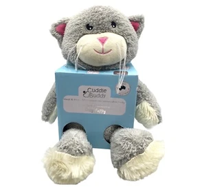 Heatable Cozy Soft Plush Cuddle Buddy Cat 18 Inches - NEW - Picture 1 of 9